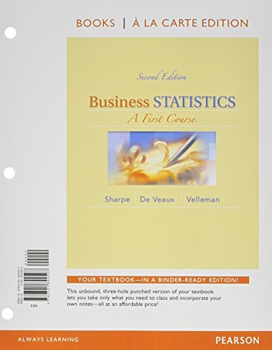 Business Statistics, Student Value Edition Plus MyStatLab -- Access Card Package (2nd Edition) (9780321955074) by Sharpe, Norean D.; DeVeaux, Richard D.; Velleman, Paul F.