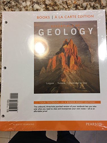 Stock image for Essentials of Geology, Books a la Carte Edition (12th Edition) for sale by BooksRun