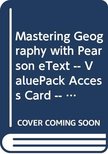 Imagen de archivo de Mastering Geography with Pearson eText -- ValuePack Access Card -- for Geosystems Core a la venta por Textbooks_Source