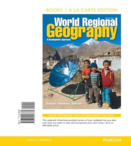 Stock image for World Regional Geography: A Development Approach for sale by GoldBooks