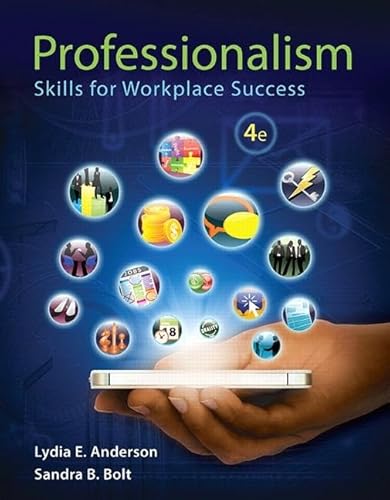 Stock image for Professionalism: Skills for Workplace Success (4th Edition) for sale by Wonder Book