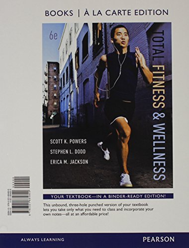 9780321960184: Total Fitness & Wellness + New Lifestyles Pedometer: Books a La Carte Edition