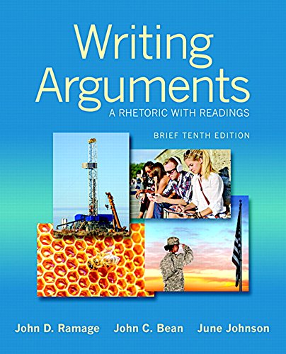 Beispielbild fr Writing Arguments: A Rhetoric with Readings, Brief Edition (10th Edition) zum Verkauf von Goodwill of Colorado