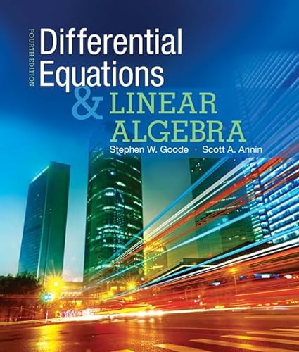 Stock image for Differential Equations and Linear Algebra for sale by Bulrushed Books