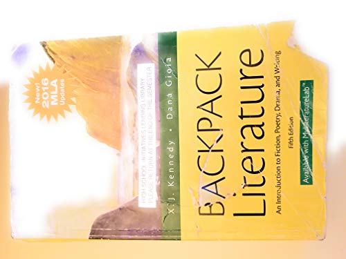 Beispielbild fr Backpack Literature: An Introduction to Fiction, Poetry, Drama, and Writing (5th Edition) zum Verkauf von Wonder Book