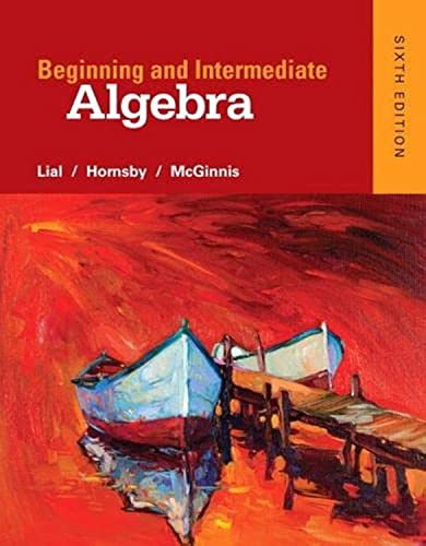 Beispielbild fr Beginning and Intermediate Algebra zum Verkauf von BooksRun