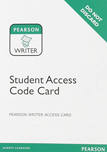 Stock image for Writer -- ValuePack Access Card for sale by BooksRun