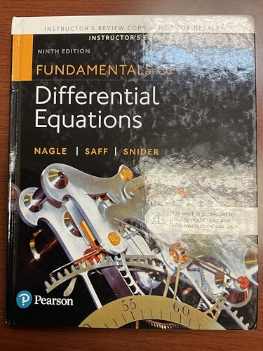 Beispielbild fr Fundamentals of Differential Equations (NEW!!) zum Verkauf von BookHolders