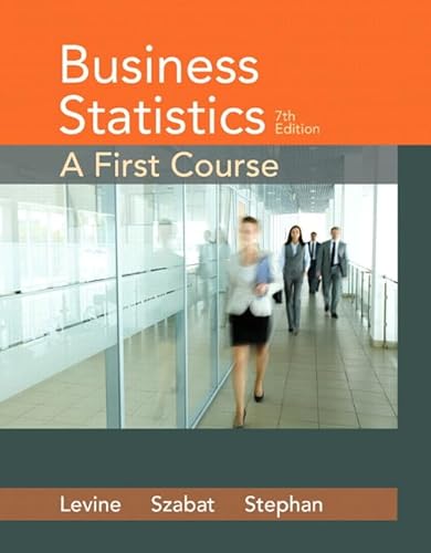 Imagen de archivo de Business Statistics: A First Course a la venta por ThriftBooks-Dallas