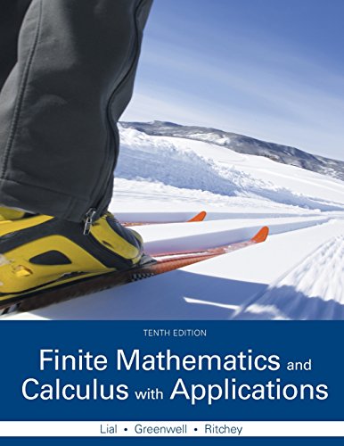 Beispielbild fr Finite Mathematics and Calculus with Applications (10th Edition) zum Verkauf von SecondSale