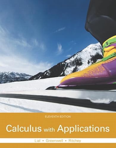 Beispielbild fr Calculus with Applications zum Verkauf von Better World Books