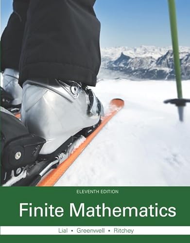 Beispielbild fr Finite Mathematics zum Verkauf von Better World Books