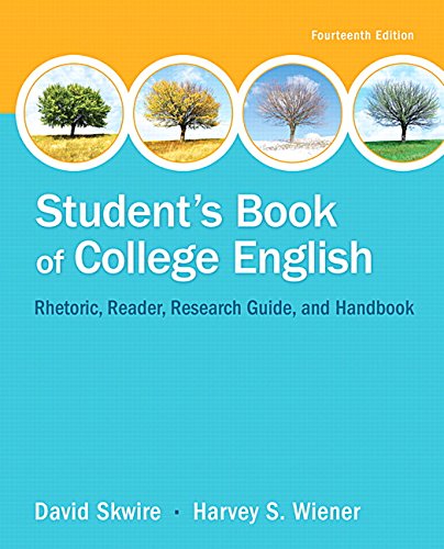 Imagen de archivo de Student's Book of College English (14th Edition) a la venta por Irish Booksellers