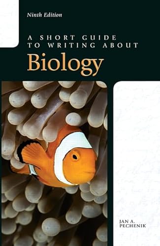 Beispielbild fr Short Guide to Writing about Biology, A zum Verkauf von Soaring Hawk Vintage
