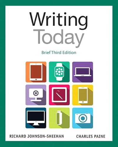 9780321984746: Writing Today, Brief Edition