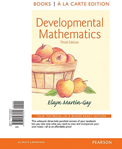 Imagen de archivo de Developmental Mathematics a la venta por Save With Sam