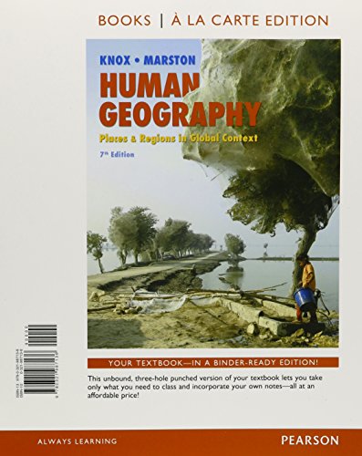 Stock image for Human Geography: Places and Regions in Global Context for sale by GoldenWavesOfBooks