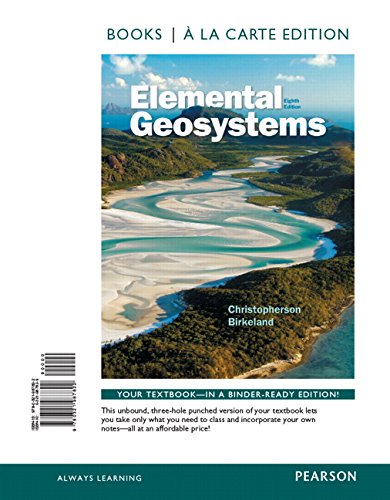 Stock image for Elemental Geosystems, Books a la Carte Edition (8th Edition) for sale by Books Unplugged