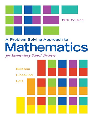 Beispielbild fr Problem Solving Approach to Mathematics for Elementary School Teachers, A, Plus MyMathLab -- Access Card Package (12th Edition) zum Verkauf von redgorillabooks