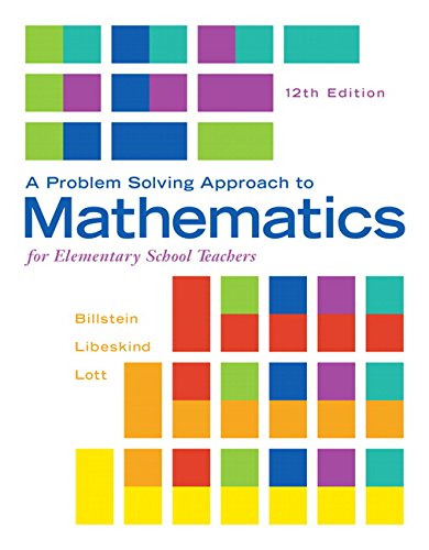 9780321990594: A Problem Solving Approach to Mathematics for Elementary School Teachers