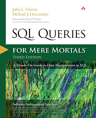 Imagen de archivo de SQL Queries for Mere Mortals: A Hands-On Guide to Data Manipulation in SQL a la venta por medimops