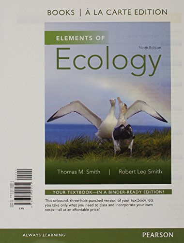 Stock image for Elements of Ecology, Books a la Carte Edition for sale by SecondSale