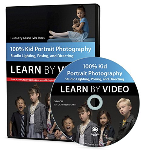 9780321995728: 100% Kid Portrait Photography:Learn by Video: Studio Lighting, Posing,and Directing