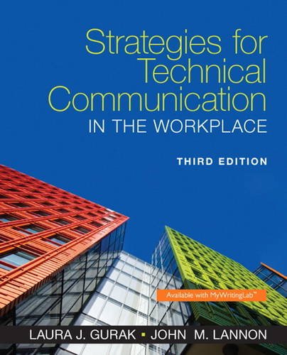 Imagen de archivo de Strategies for Technical Communication in the Workplace (3rd Edition) a la venta por BookHolders