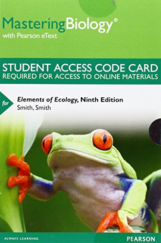 9780321998910: Elements of Ecology Masteringbiology With Pearson Etext Standalone Access Card