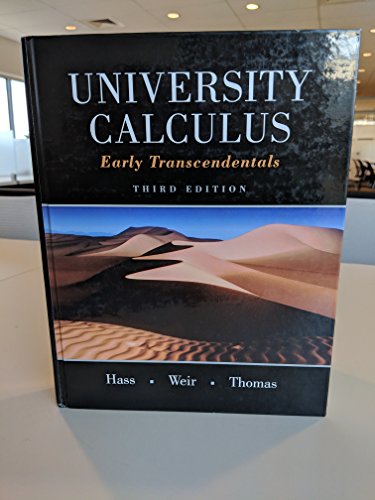 Beispielbild fr University Calculus : Early Transcendentals zum Verkauf von Better World Books