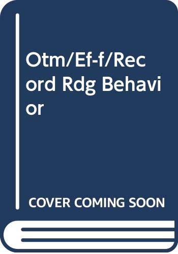 9780322046658: On-The-Mark Assessment Of Reading Behavior (Early Fluency/Fluency)