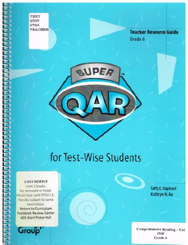 9780322077669: Super Qar for Test-Wise Students: Grade 6 Teacher Guide
