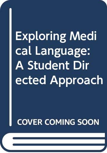 Beispielbild fr Instructor's Manual to Accompany Exploring Medical Language: A Student Directed Approach 4th Edition zum Verkauf von BookScene