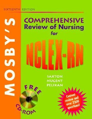Imagen de archivo de Mosby's Comprehensive Review of Nursing a la venta por Better World Books