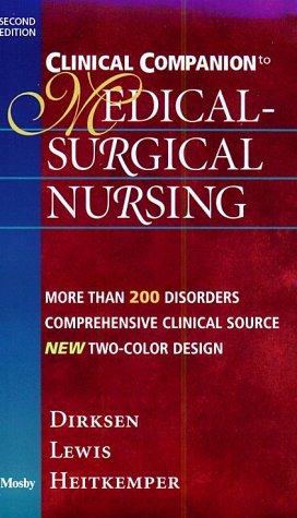 Beispielbild fr Clinical Companion to Medical-Surgical Nursing zum Verkauf von Goodwill