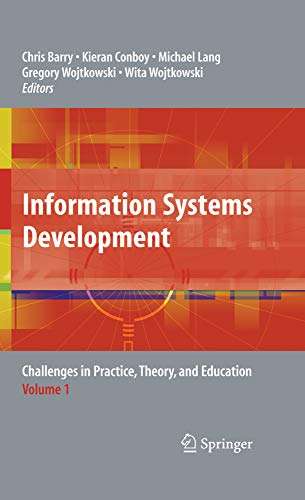 Stock image for Information Systems Development: Challenges in Practice, Theory, and Education Volume 1 for sale by Mispah books