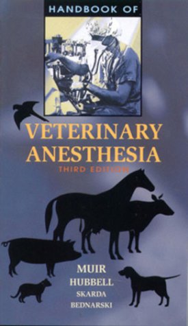 Beispielbild fr Handbook of Veterinary Anesthesia zum Verkauf von St Vincent de Paul of Lane County