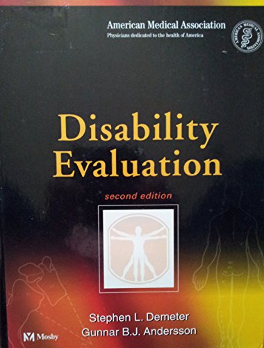 Stock image for Disability Evaluation for sale by Book Deals