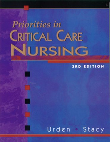 Beispielbild fr Priorities in Critical Care Nursing zum Verkauf von Better World Books