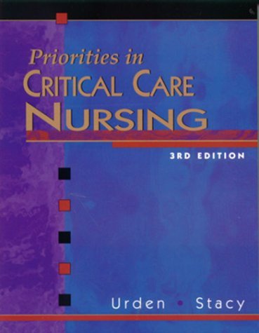 Stock image for Priorities in Critical Care Nursing for sale by Better World Books