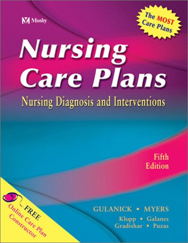 Stock image for Nursing Care Plans: Nursing Diagnosis and Intervention for sale by SecondSale