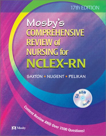 Imagen de archivo de Mosby's Comprehensive Review of Nursing for NCLEX-RN (Book with CD-ROM for Windows & Macintosh) a la venta por HPB-Red