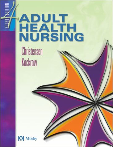 Imagen de archivo de Adult Health Nursing a la venta por Better World Books: West