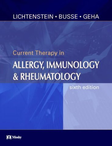 Imagen de archivo de Current Therapy in Allergy, Immunology and Rheumatology a la venta por SecondSale