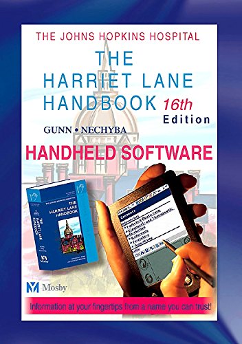 9780323022910: The Harriet Lane Handbook for the PDA - 16th edition