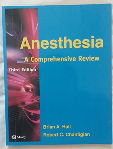 Beispielbild fr Anesthesia: A Comprehensive Review zum Verkauf von HPB-Red