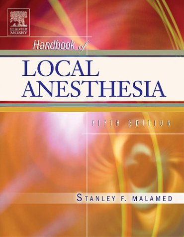 Imagen de archivo de Handbook of Local Anesthesia a la venta por Idaho Youth Ranch Books