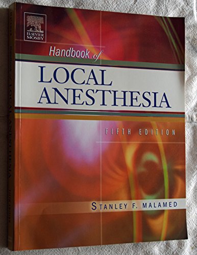 9780323024495: Handbook of Local Anesthesia