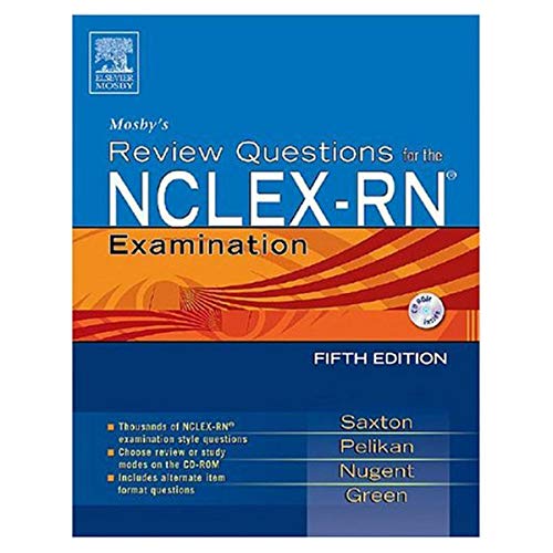 Beispielbild fr Mosby's Review Questions for the NCLEX-RN Examination zum Verkauf von Better World Books