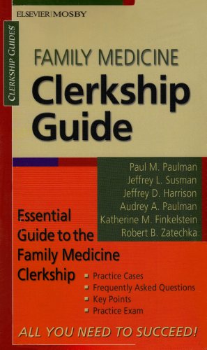 Imagen de archivo de Family Medicine Clerkship Guide a la venta por ThriftBooks-Dallas